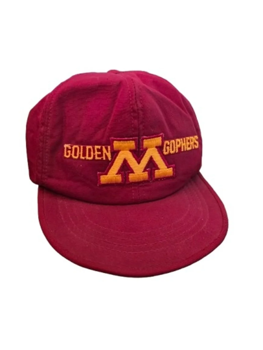 Vtg 80s Golden Gophers University Of Minnesota Maroon Cap